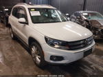 2013 Volkswagen Tiguan Se White vin: WVGBV7AX4DW538973