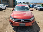 2016 Volkswagen Tiguan S Red vin: WVGBV7AX4GW024335