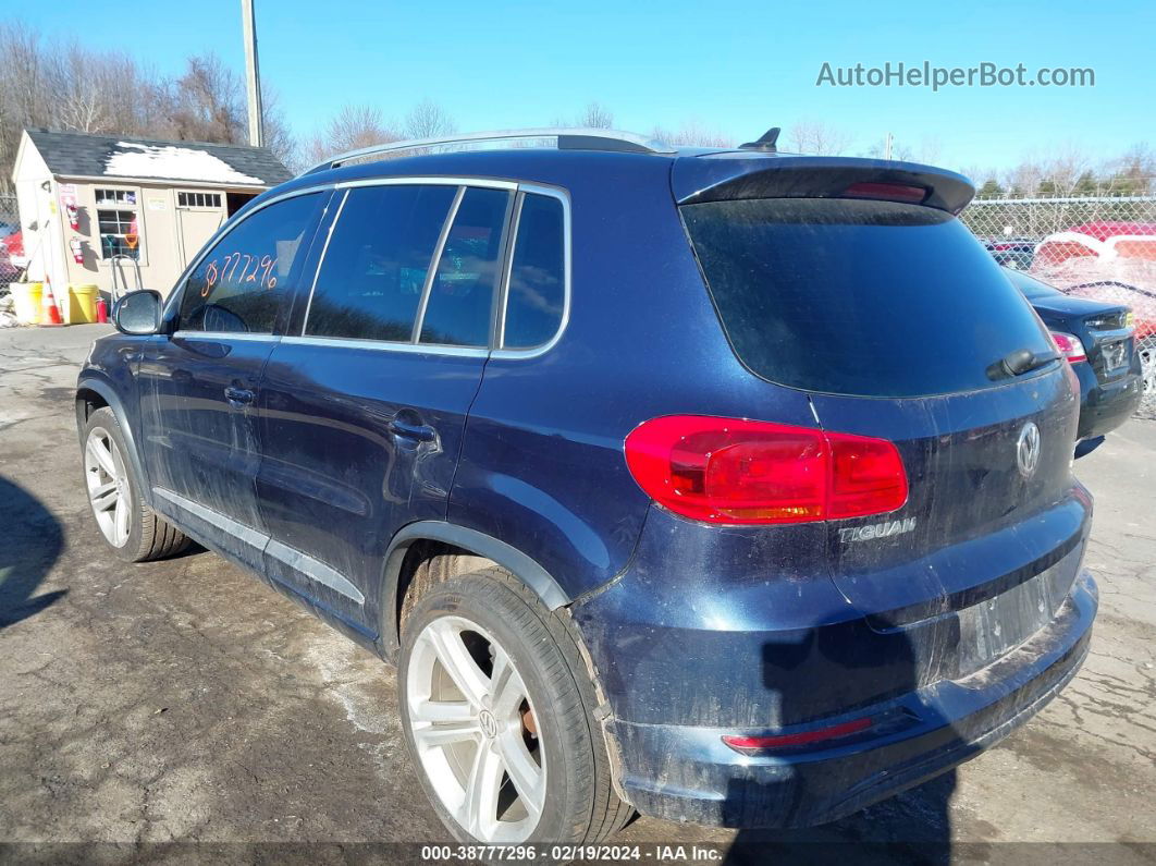 2016 Volkswagen Tiguan R-line Blue vin: WVGBV7AX4GW096006