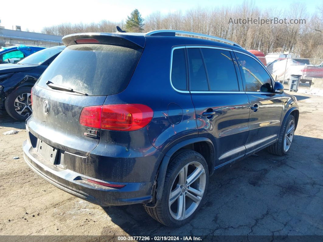 2016 Volkswagen Tiguan R-line Blue vin: WVGBV7AX4GW096006