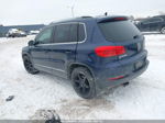 2016 Volkswagen Tiguan Se Синий vin: WVGBV7AX4GW526519