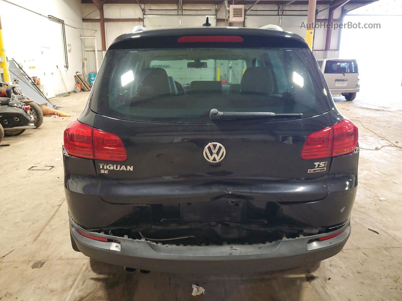 2016 Volkswagen Tiguan S Black vin: WVGBV7AX4GW553803