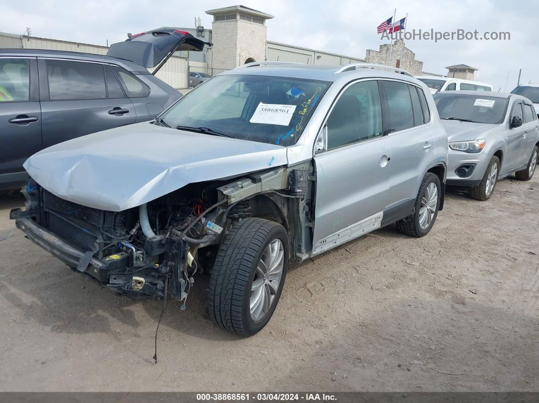 2016 Volkswagen Tiguan Se Silver vin: WVGBV7AX4GW578295