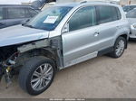 2016 Volkswagen Tiguan Se Silver vin: WVGBV7AX4GW578295