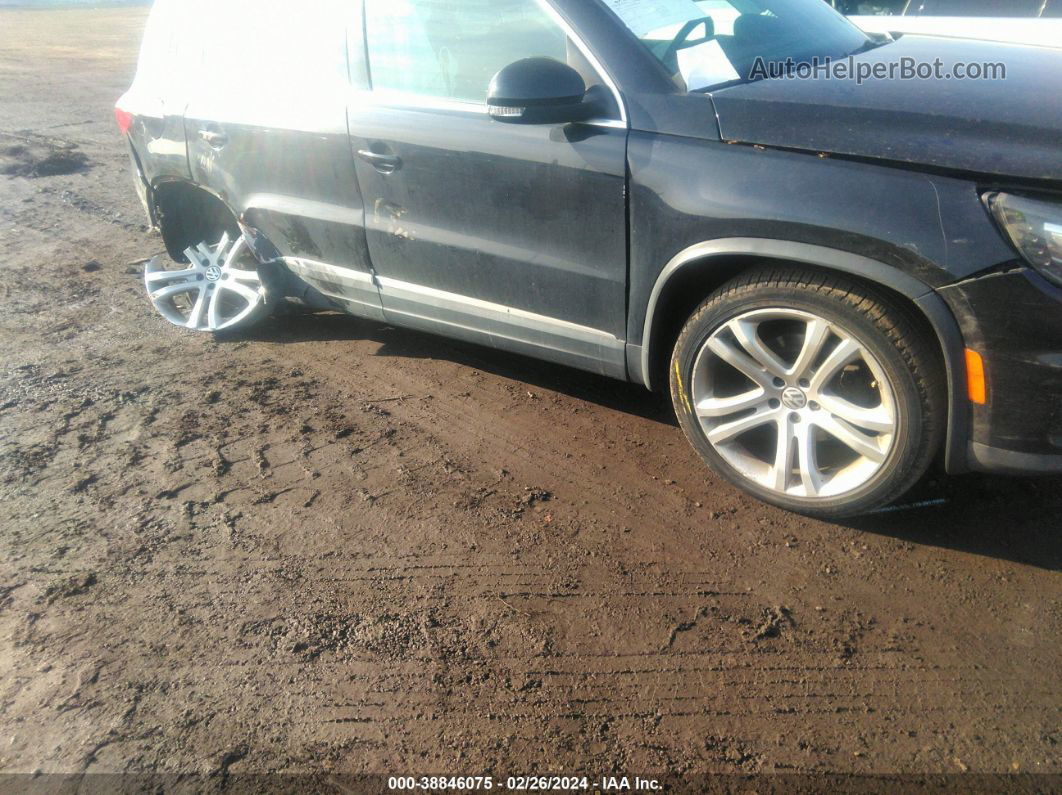 2016 Volkswagen Tiguan Sel Черный vin: WVGBV7AX4GW606323