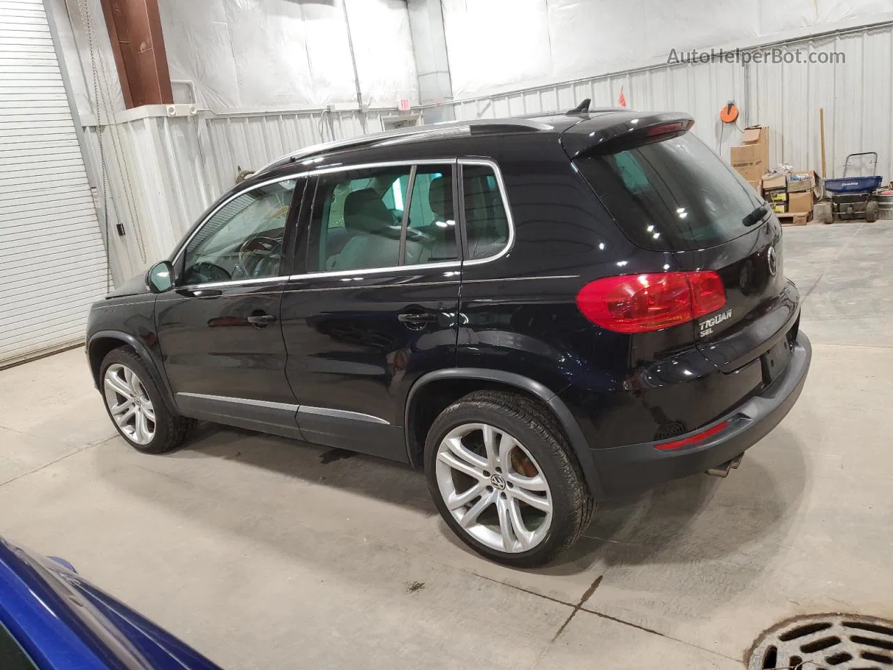 2016 Volkswagen Tiguan S Black vin: WVGBV7AX4GW616074