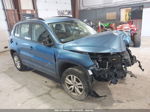 2017 Volkswagen Tiguan 2.0t S Синий vin: WVGBV7AX4HK002375