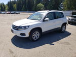 2017 Volkswagen Tiguan S White vin: WVGBV7AX4HK008063