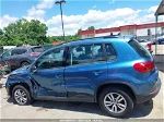 2017 Volkswagen Tiguan 2.0t/2.0t S Blue vin: WVGBV7AX4HK042200