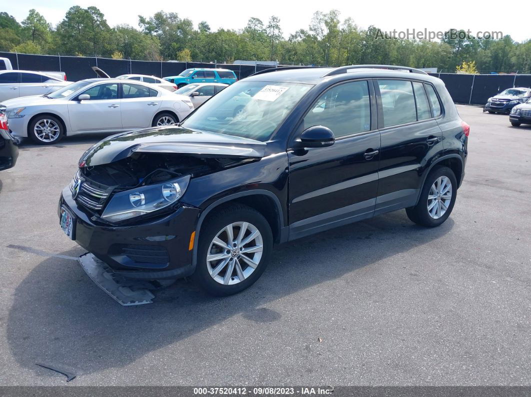 2017 Volkswagen Tiguan   Black vin: WVGBV7AX4HK046652