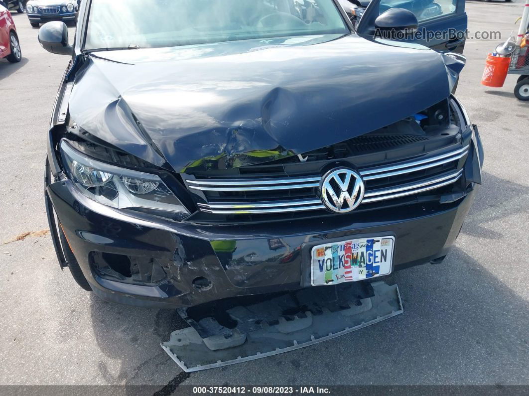 2017 Volkswagen Tiguan   Black vin: WVGBV7AX4HK046652