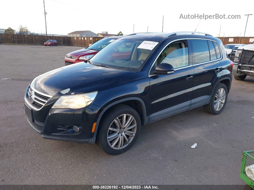 2010 Volkswagen Tiguan Se Черный vin: WVGBV7AX5AW511681