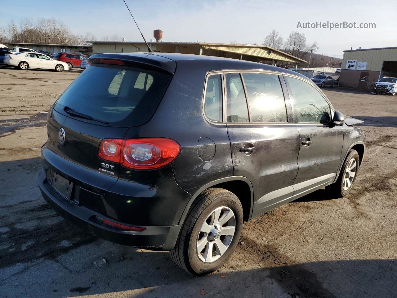 2010 Volkswagen Tiguan Se Black vin: WVGBV7AX5AW515312