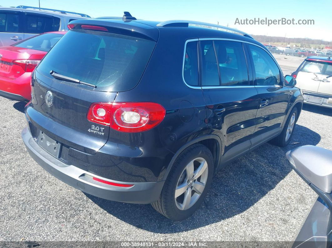 2010 Volkswagen Tiguan Wolfsburg Edition Черный vin: WVGBV7AX5AW516010