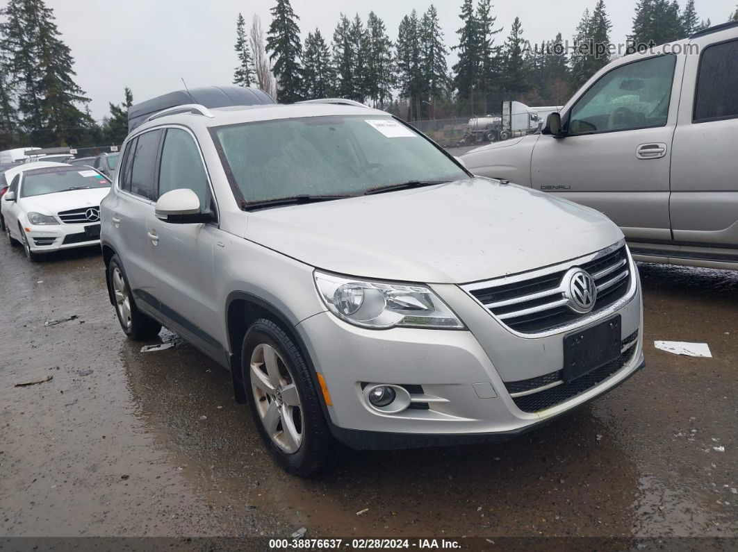 2010 Volkswagen Tiguan Wolfsburg Edition Silver vin: WVGBV7AX5AW519912