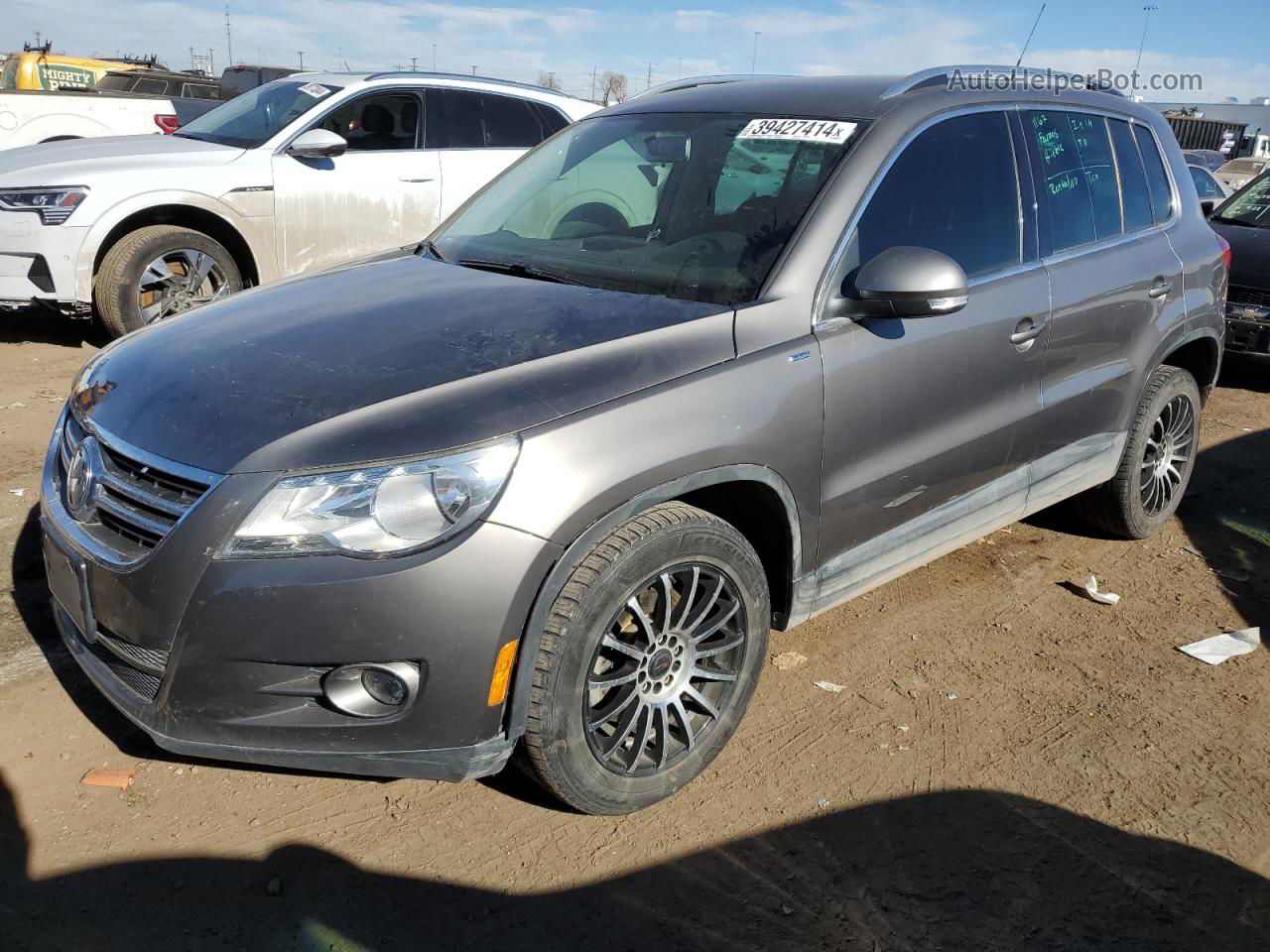 2010 Volkswagen Tiguan Se Silver vin: WVGBV7AX5AW522678