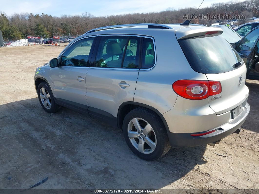 2010 Volkswagen Tiguan Wolfsburg Edition Silver vin: WVGBV7AX5AW531252