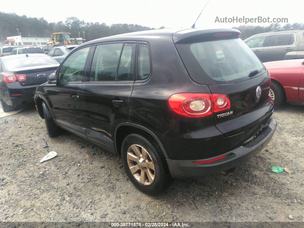 2010 Volkswagen Tiguan S Черный vin: WVGBV7AX5AW537813