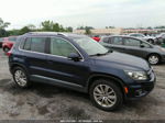 2016 Volkswagen Tiguan Se Blue vin: WVGBV7AX5GW507834