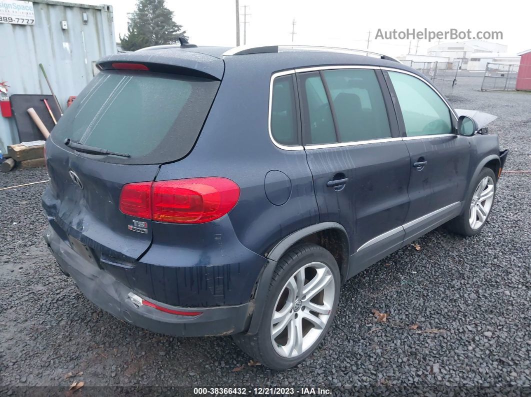 2016 Volkswagen Tiguan Sel Blue vin: WVGBV7AX5GW561750