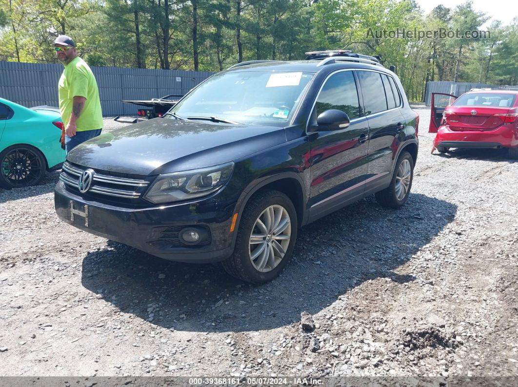 2016 Volkswagen Tiguan Se Black vin: WVGBV7AX5GW581223