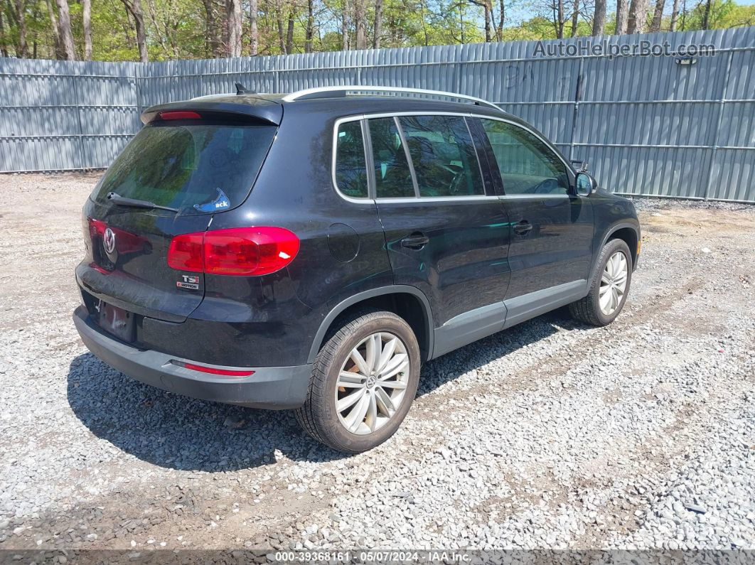 2016 Volkswagen Tiguan Se Black vin: WVGBV7AX5GW581223