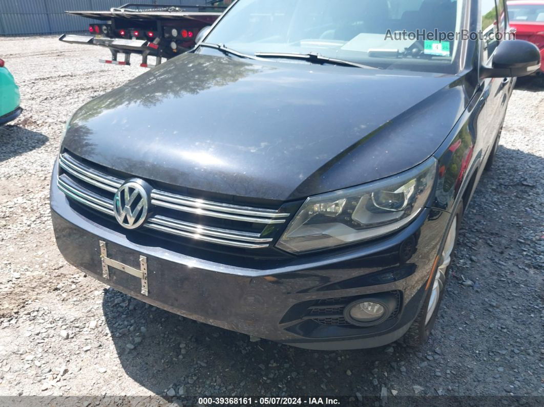 2016 Volkswagen Tiguan Se Black vin: WVGBV7AX5GW581223