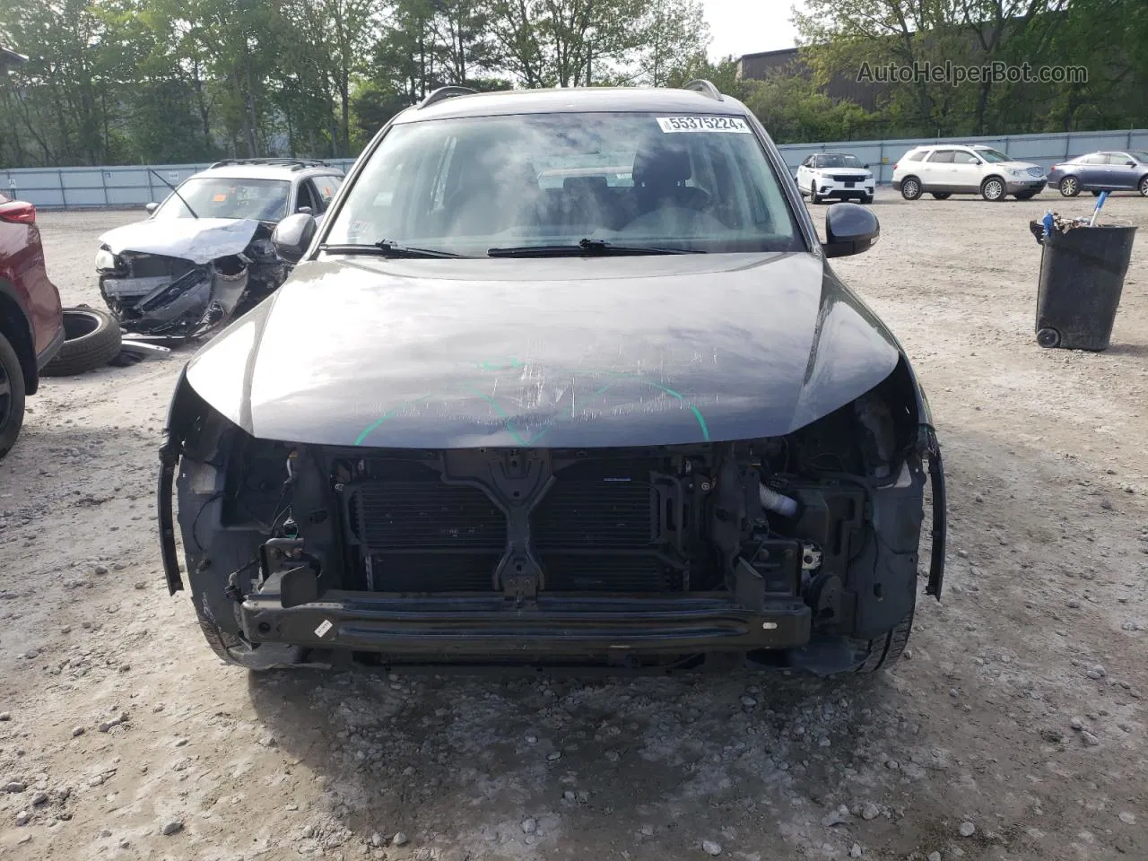 2017 Volkswagen Tiguan S Charcoal vin: WVGBV7AX5HK053478