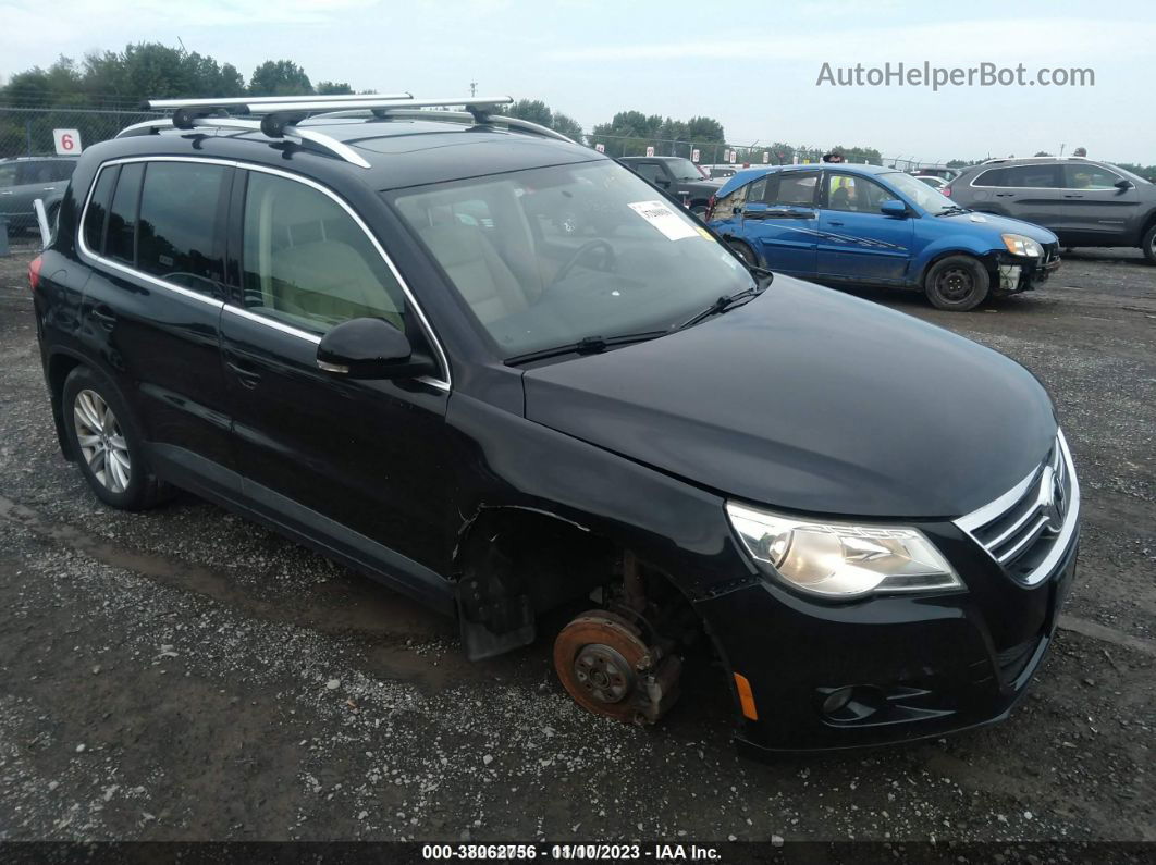 2010 Volkswagen Tiguan Se Black vin: WVGBV7AX6AW511821