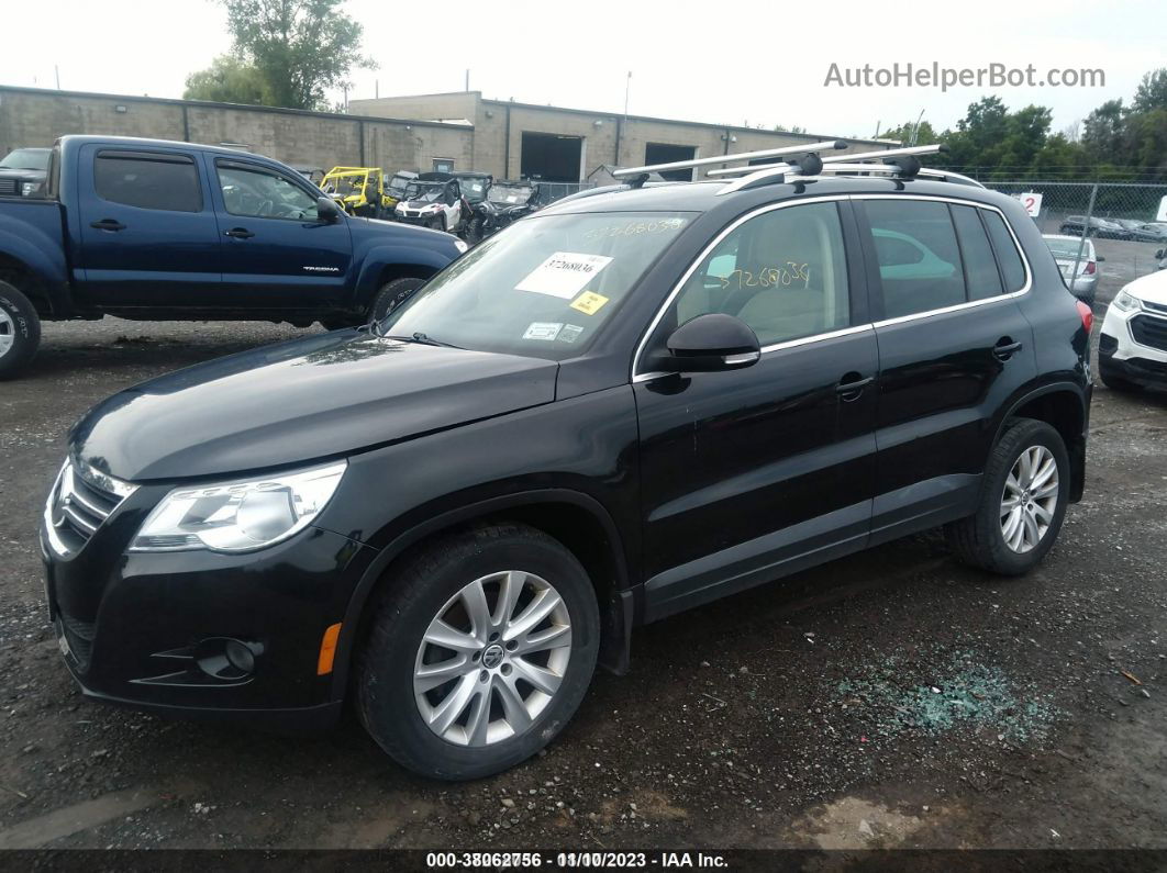 2010 Volkswagen Tiguan Se Black vin: WVGBV7AX6AW511821