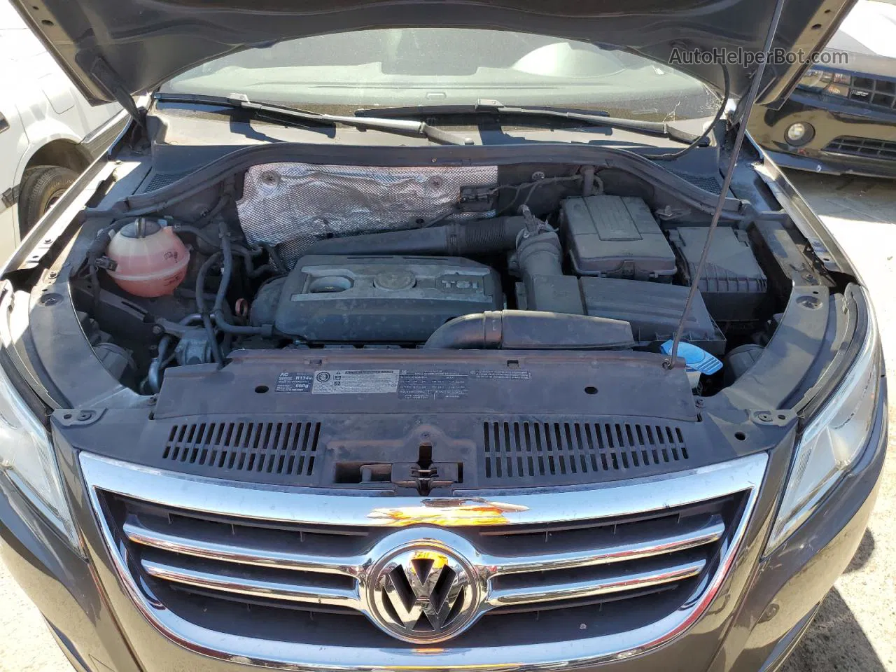 2010 Volkswagen Tiguan Se Gray vin: WVGBV7AX6AW536847