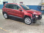 2013 Volkswagen Tiguan S Бордовый vin: WVGBV7AX6DW006558