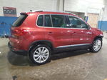 2013 Volkswagen Tiguan S Burgundy vin: WVGBV7AX6DW006558