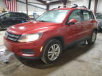 2016 Volkswagen Tiguan S Бордовый vin: WVGBV7AX6GW051732