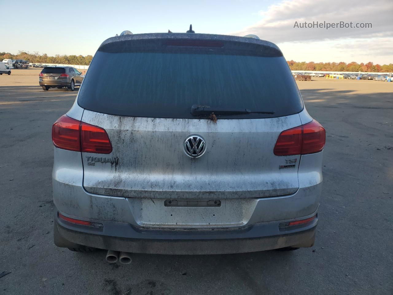 2016 Volkswagen Tiguan S Silver vin: WVGBV7AX6GW523797