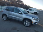 2016 Volkswagen Tiguan S Silver vin: WVGBV7AX6GW523797