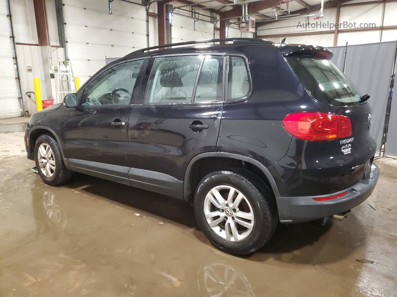 2016 Volkswagen Tiguan S Black vin: WVGBV7AX6GW593848