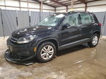 2016 Volkswagen Tiguan S Black vin: WVGBV7AX6GW593848