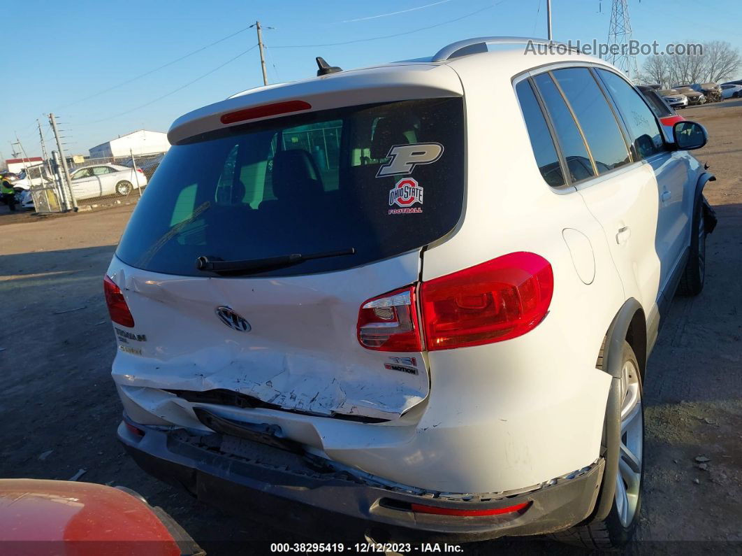 2016 Volkswagen Tiguan Sel White vin: WVGBV7AX6GW600295