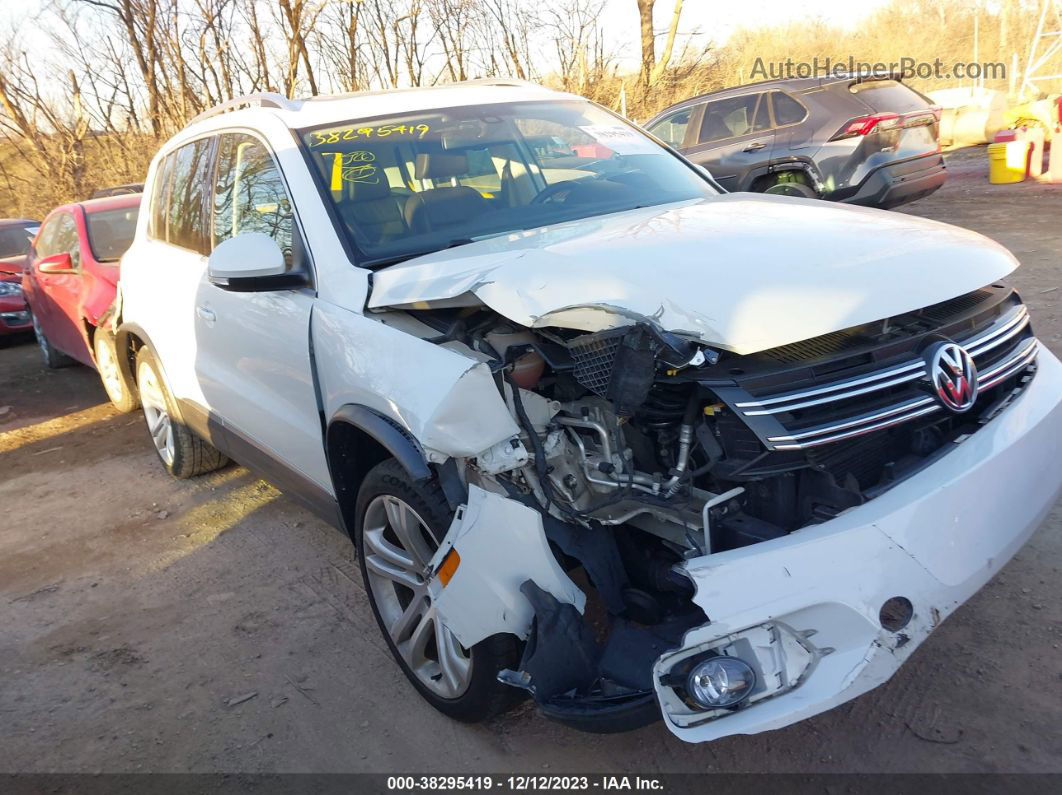 2016 Volkswagen Tiguan Sel White vin: WVGBV7AX6GW600295