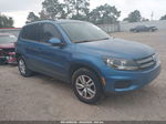 2017 Volkswagen Tiguan 2.0t/2.0t S Синий vin: WVGBV7AX6HK028444