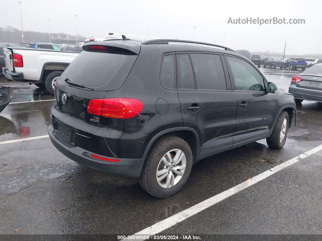 2017 Volkswagen Tiguan 2.0t/2.0t S Черный vin: WVGBV7AX6HK041212