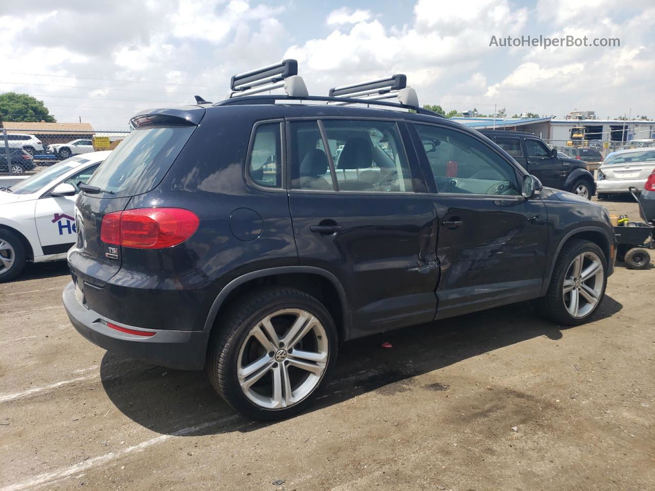 2017 Volkswagen Tiguan S Black vin: WVGBV7AX6HW506483