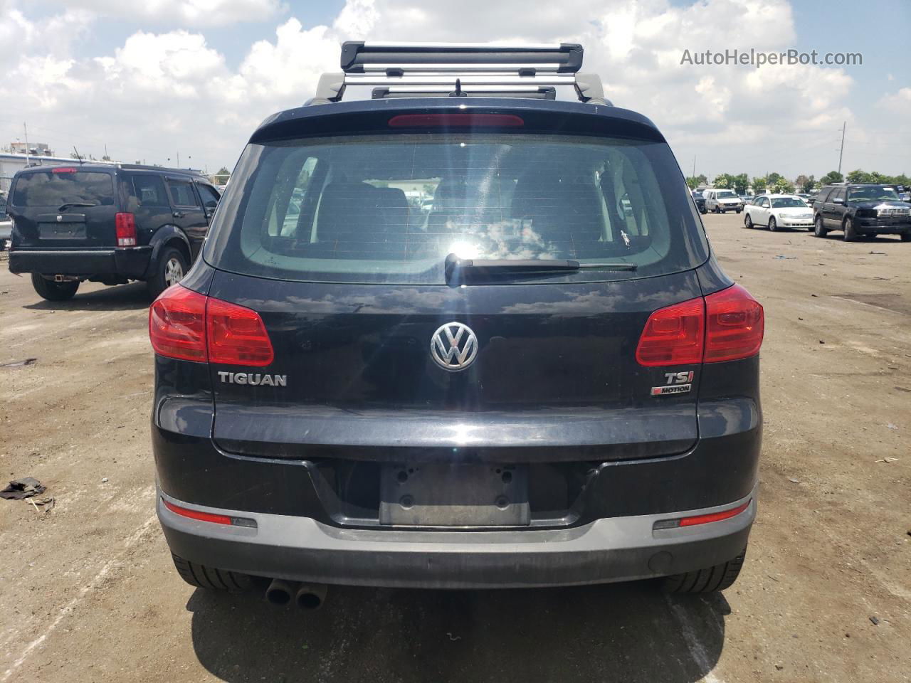 2017 Volkswagen Tiguan S Black vin: WVGBV7AX6HW506483