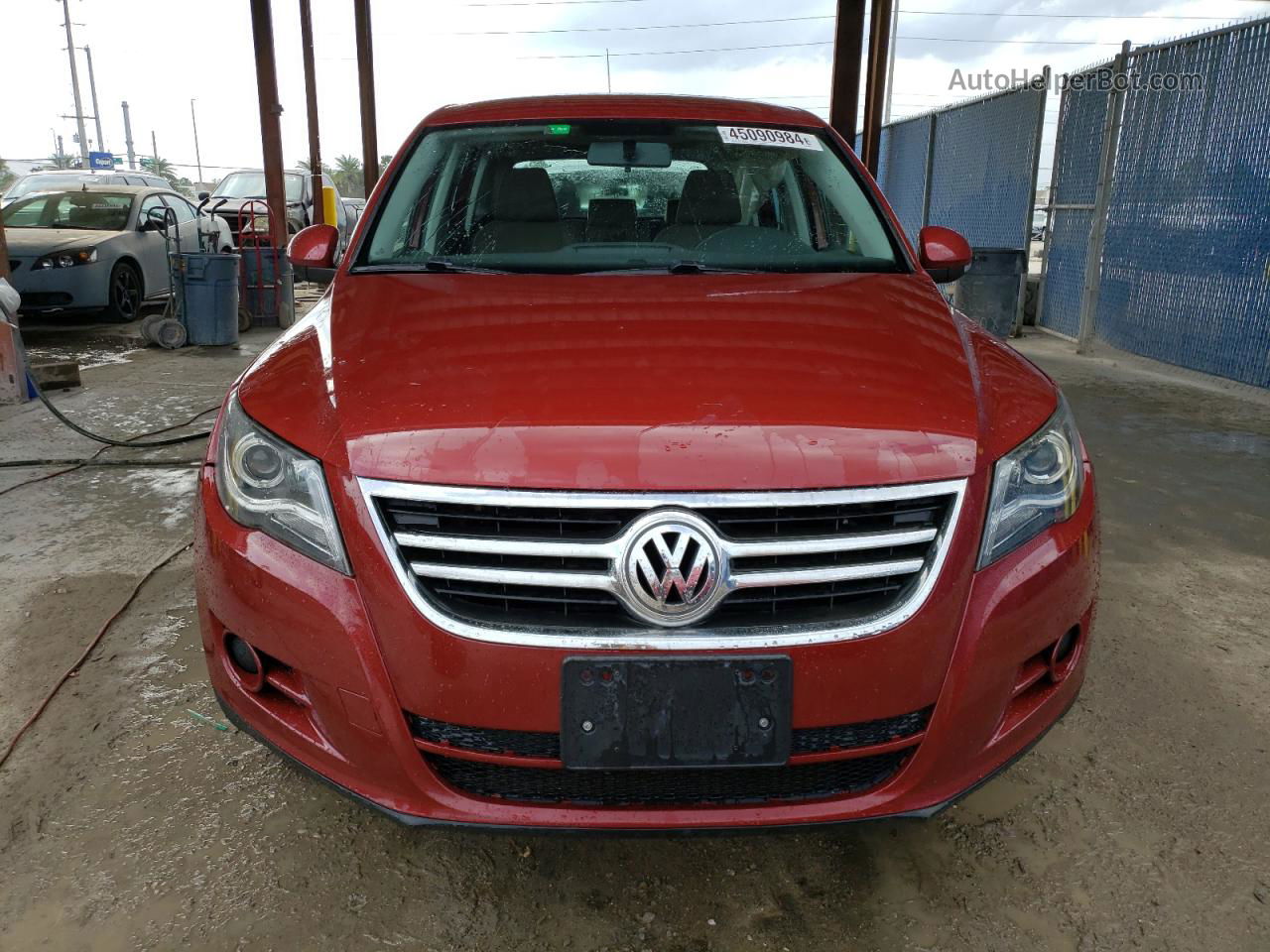 2010 Volkswagen Tiguan Se Red vin: WVGBV7AX7AW001879