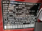 2010 Volkswagen Tiguan Se Красный vin: WVGBV7AX7AW001879