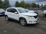 2010 Volkswagen Tiguan Se White vin: WVGBV7AX7AW528563