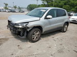 2013 Volkswagen Tiguan S Серебряный vin: WVGBV7AX7DW551765