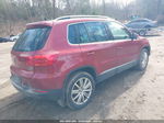 2016 Volkswagen Tiguan Se Red vin: WVGBV7AX7GW047804