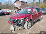 2016 Volkswagen Tiguan Se Red vin: WVGBV7AX7GW047804